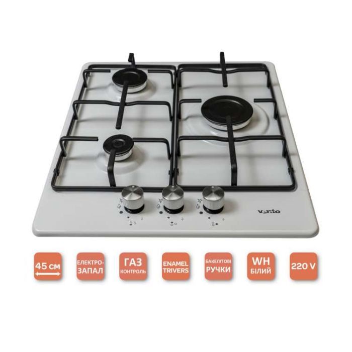 Варочна поверхня Ventolux HG430-B3 S (BK) зображення 6