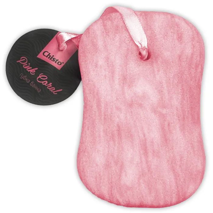 Губка для купання Chisto Pink Coral (4823098407676)