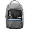 Рюкзак шкільний Optima 18" USB Techno унісекс 0.7 кг 26-35 л Сірий (O96913-03) зображення 2