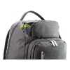 Рюкзак шкільний Optima 18" USB Techno унісекс 0.7 кг 26-35 л Сірий (O96913-03) зображення 4