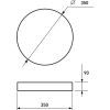 Світильник Eurolamp Crystal Ring T15 50W 3000K-6500K (LED-SL-50W-T15) зображення 3