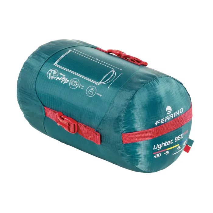 Спальный мешок Ferrino Lightec 950 SSQ +5C Green Left (86652NVVS) (929815) изображение 2
