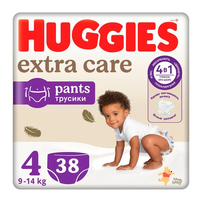 Подгузники Huggies Extra Care Pants 4 9-14 кг 38 шт (5029053549323)