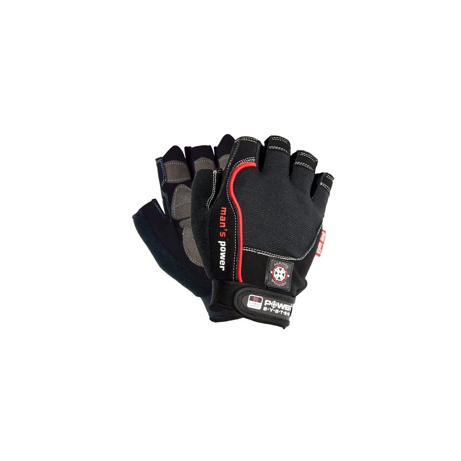 Перчатки для фитнеса Power System Man"s Power PS-2580 S Black (PS-2580_S_Black)
