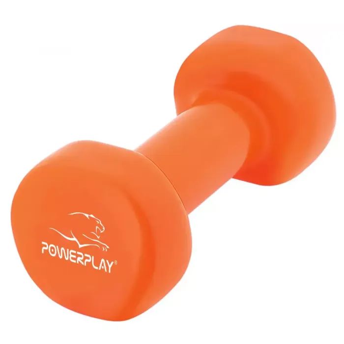 Гантель PowerPlay 4125 Achilles 4 кг Помаранчева (PP_4125_4kg) зображення 2