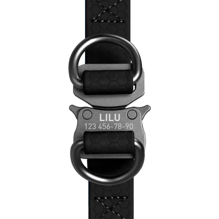 Шлея для собак WAUDOG Waterproof з QR-паспортом М Ш 20 мм Д 50-80 см блакитна (27652) зображення 3