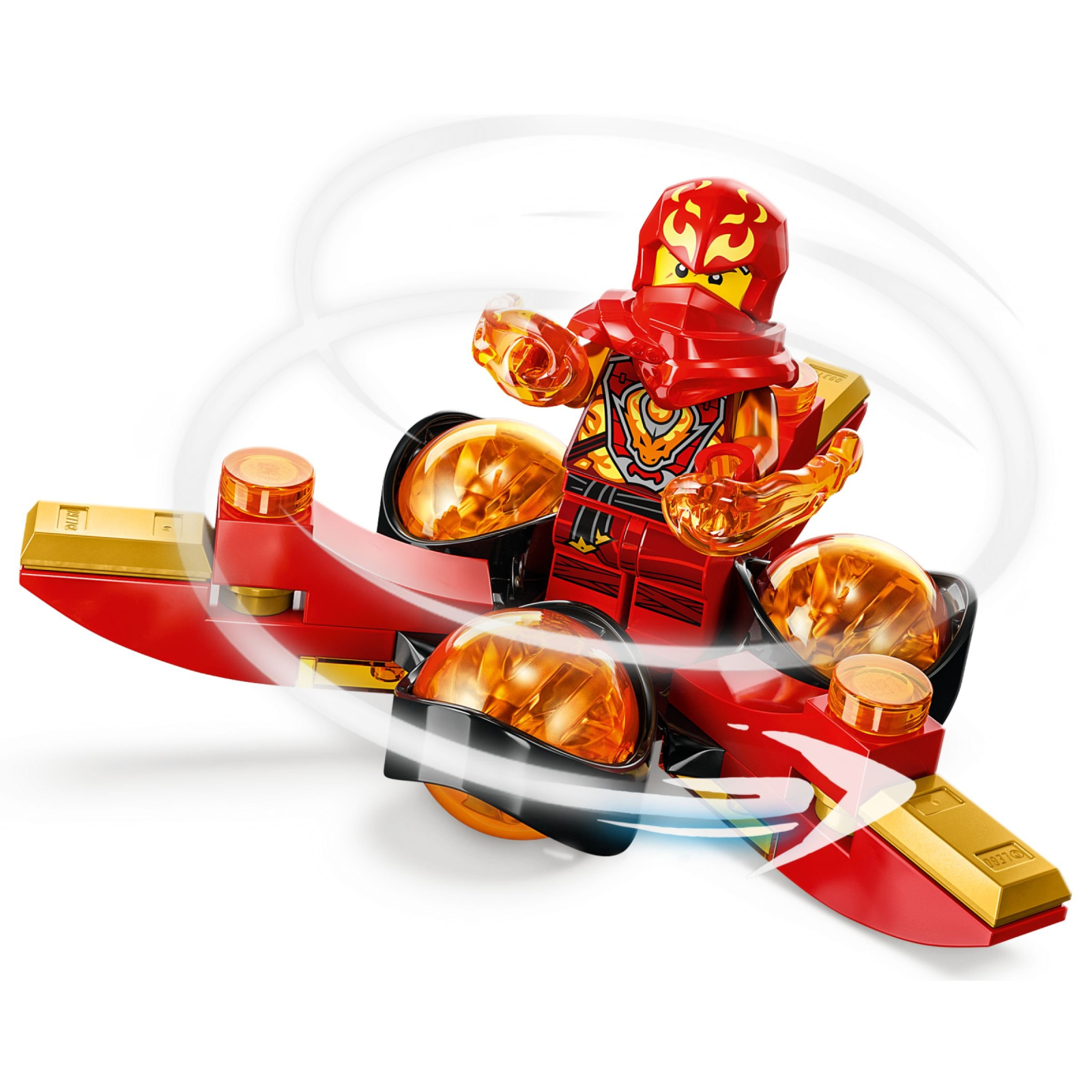 Конструктор LEGO Ninjago Суперсила дракона Кая сальто спин-джитсу 72 деталей (71777) изображение 4
