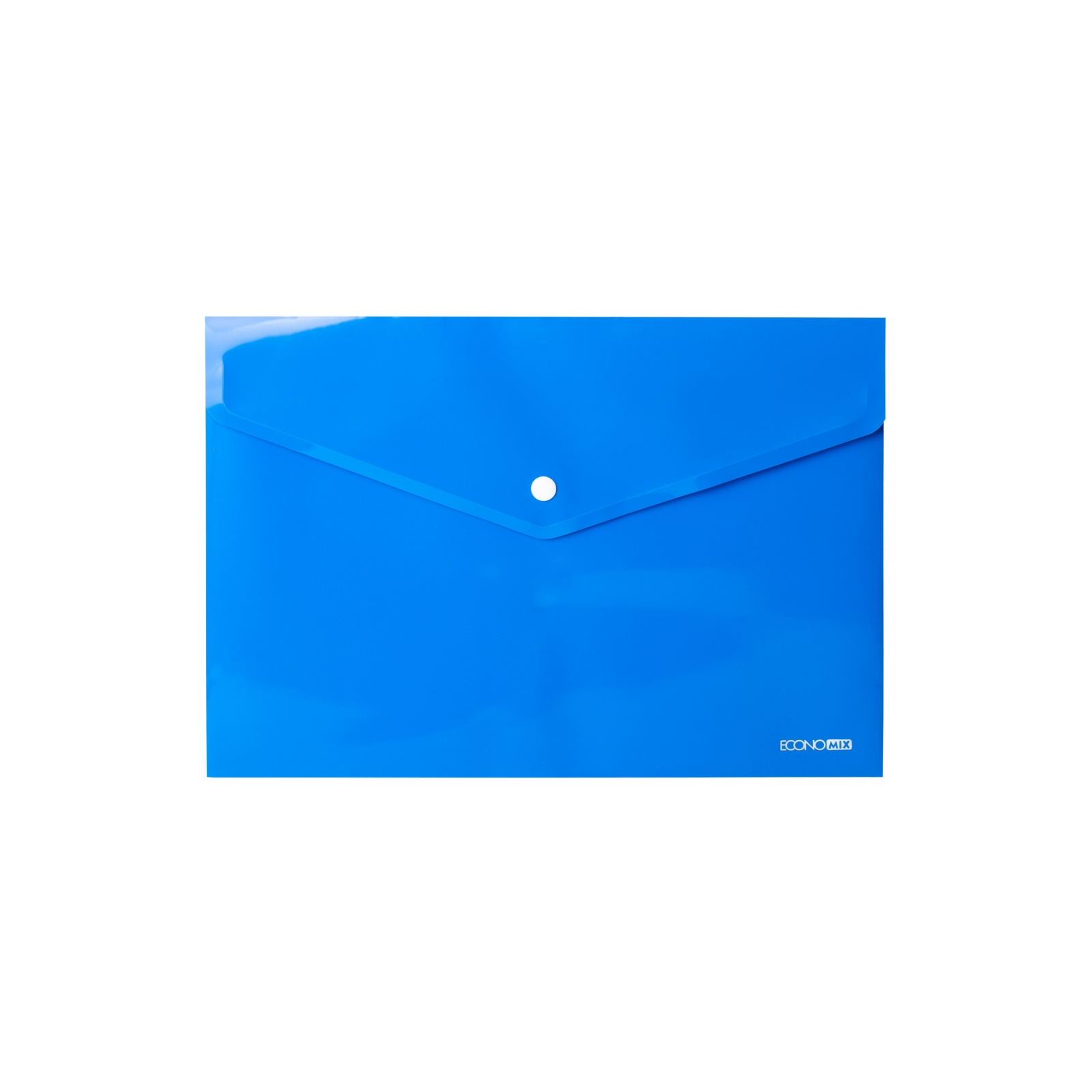 Папка - конверт Economix А4 180 мкм фактура "глянець", синя (E31301-02)