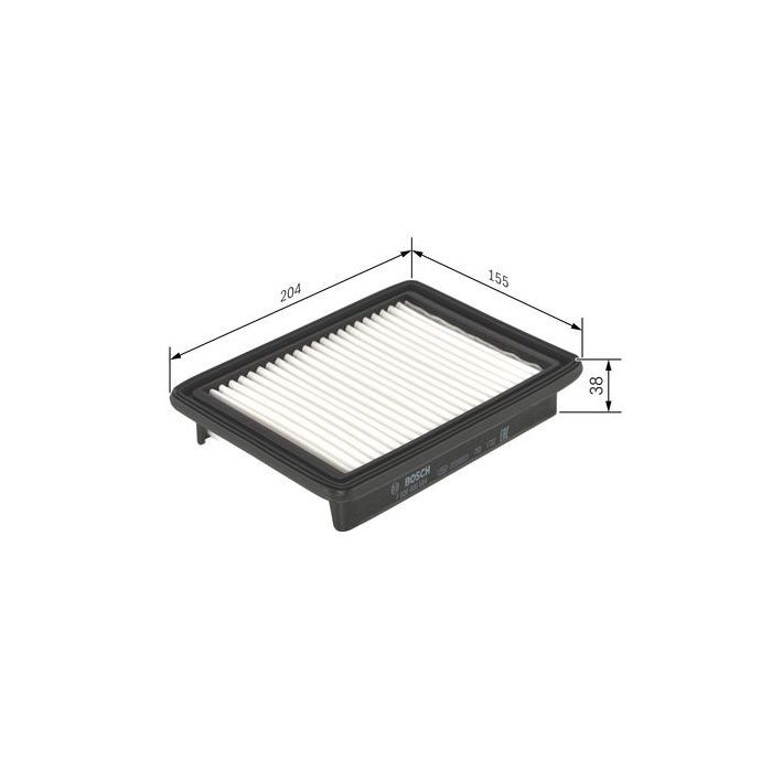 Воздушный фильтр для автомобиля Bosch F026400584 изображение 5