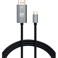 Фото - Кабель Vinga  мультимедійний USB-C to DisplayPort 1.5m v1.2 4K60Hz  (VCPVCCD 
