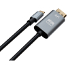 Кабель мультимедийный USB-C to DisplayPort 1.5m v1.2 4K60Hz Vinga (VCPVCCD1215) изображение 2