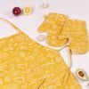 Фартук MirSon Набор №201 - Yellow paste две прихватки + две перчатки-прихватки + фартук (2200006753803) изображение 3