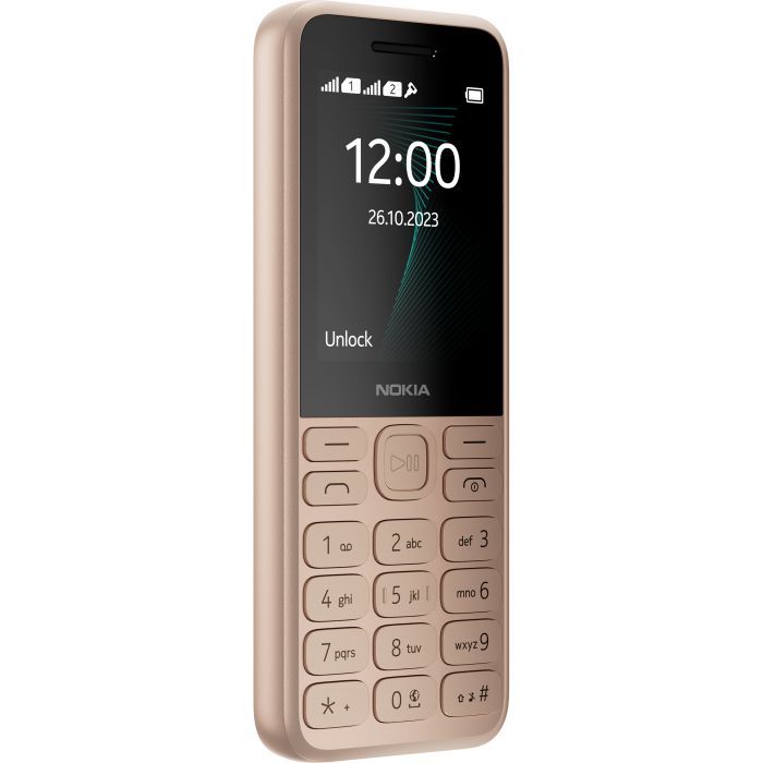 Мобильный телефон Nokia 130 DS 2023 Light Gold изображение 8