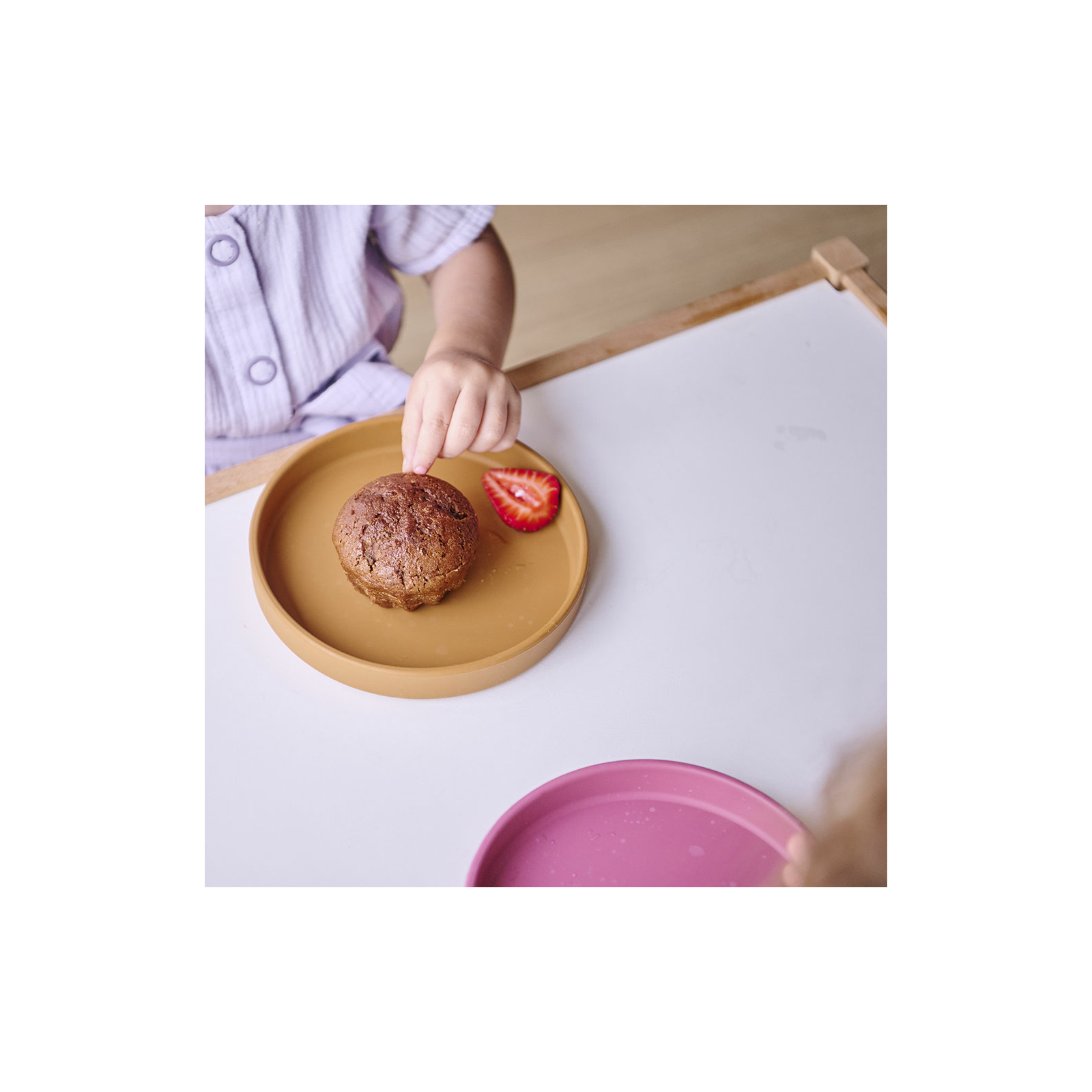 Тарелка детская MinikOiOi Basics-Plate (Powder Grey) (101050104) изображение 6