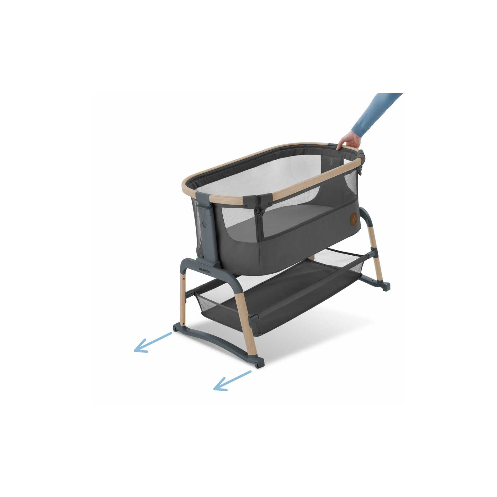 Кроватка Maxi-Cosi приставное Iora Air Beyond Graphite (2121043110) изображение 9