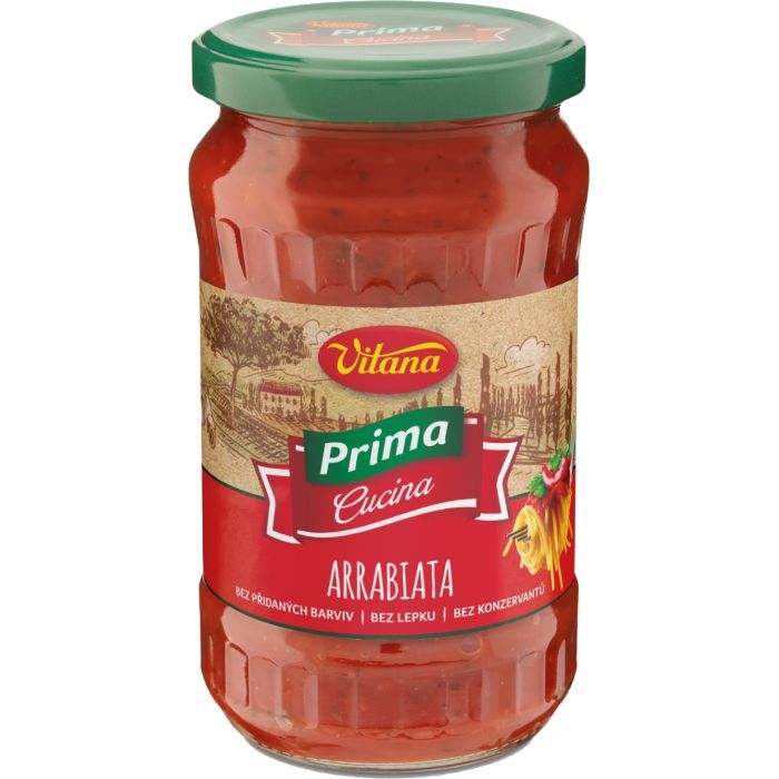 Соус Vitana Arrabiata томатний 350 г (8593837266807)