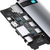 Концентратор Baseus USB3.1 Type-C to USB C(PD)100W/HDMI 4K 30Hz/VGA/USB3.2/RJ45/SD+TF,9in1 Grey (CAHUB-CU0G) изображение 7