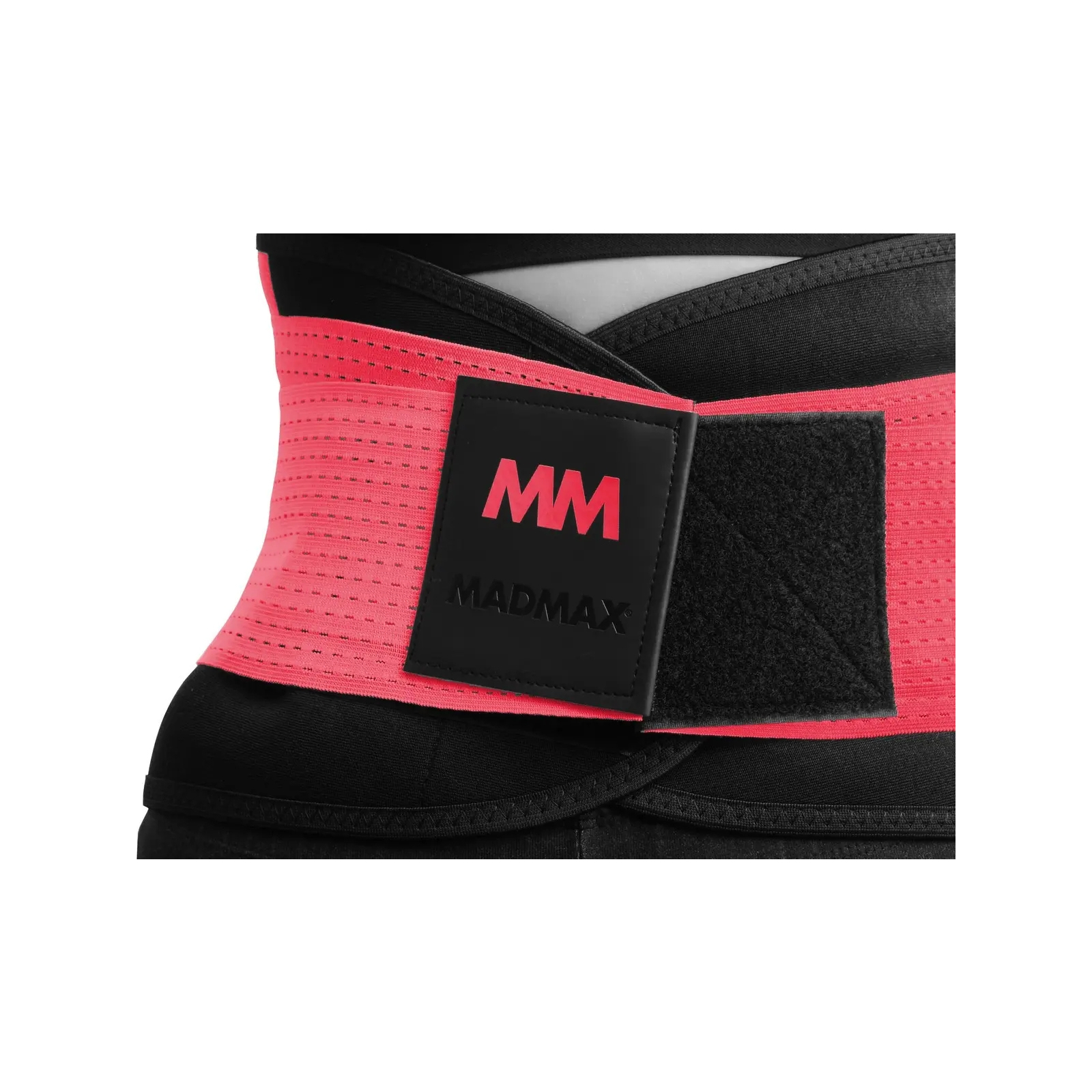 Пояс компрессионный MadMax MFA-277 Slimming and Support Belt black/turquoise M (MFA-277-TRQ_M) изображение 6