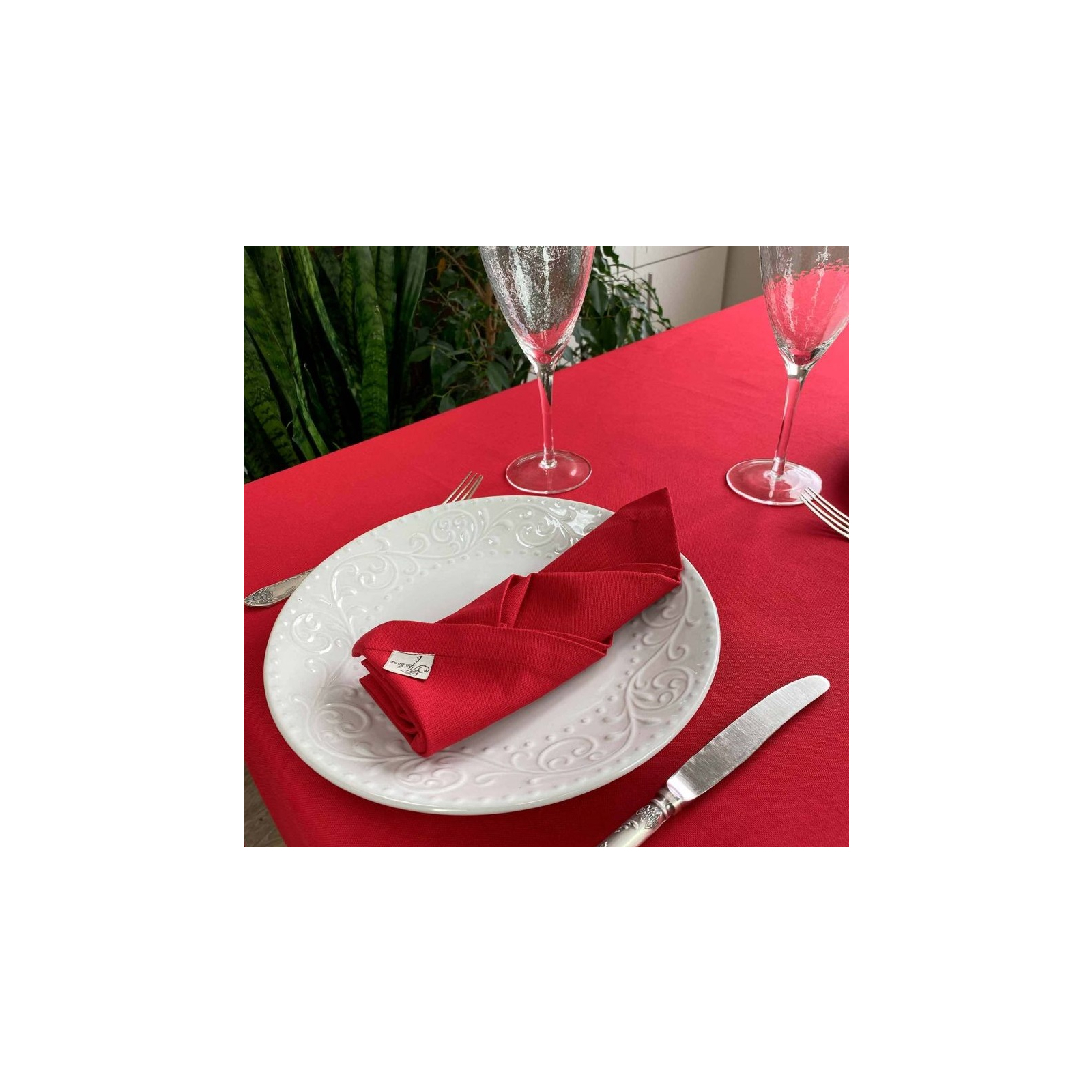 Серветка на стіл Прованс Червона 35х45 см (4823093429437) зображення 3