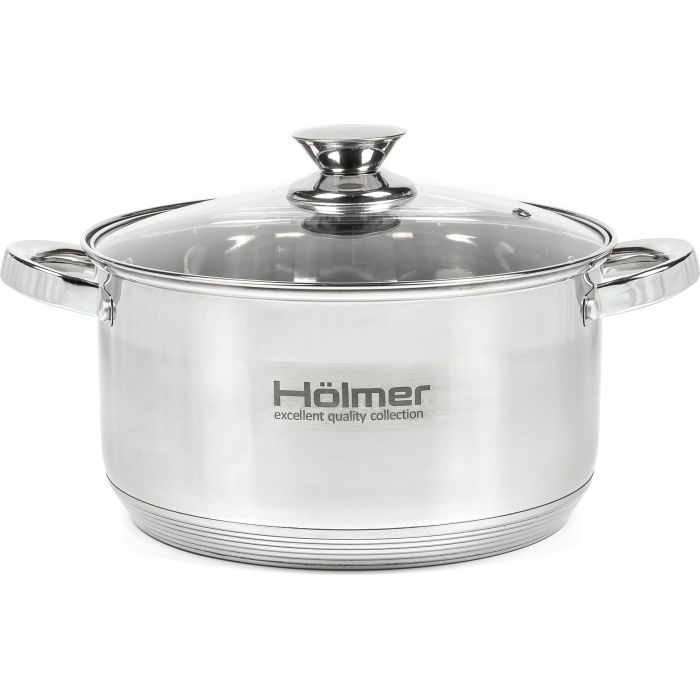 Кастрюля Hölmer з кришкою 2,7 л (CR-12527-SS)