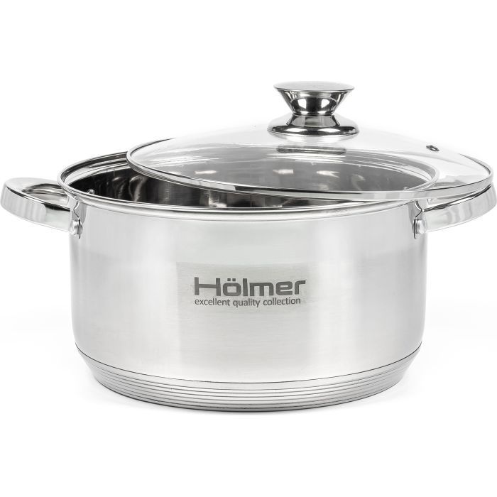 Кастрюля Hölmer з кришкою 2,7 л (CR-12527-SS) изображение 2