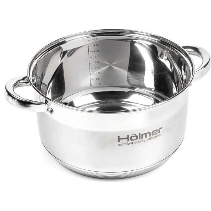 Кастрюля Hölmer з кришкою 2,7 л (CR-12527-SS) изображение 4