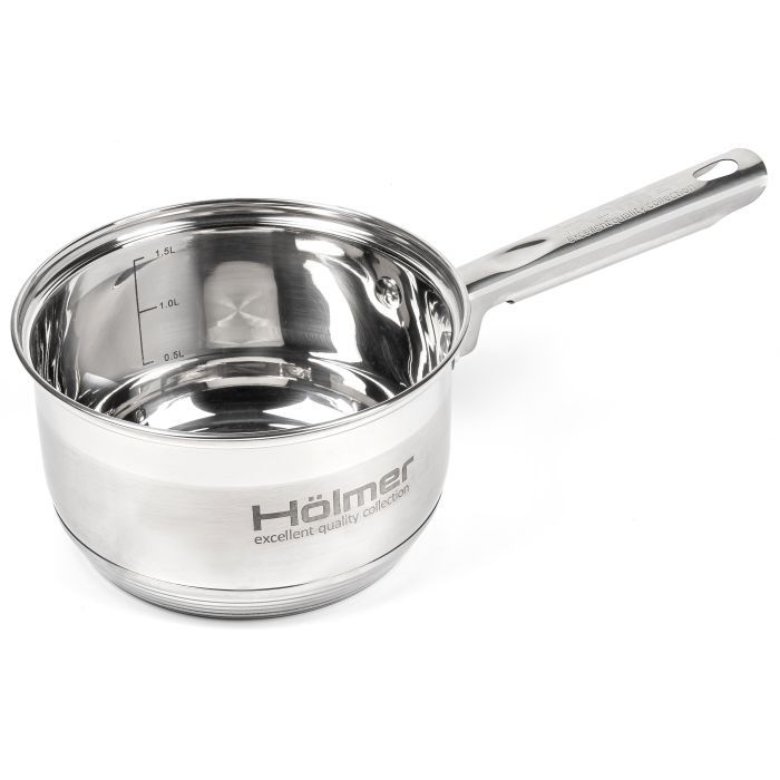 Набор посуды Hölmer з кришками 1,5л/2л/2,7л/5л (CS-1851-SS) изображение 8