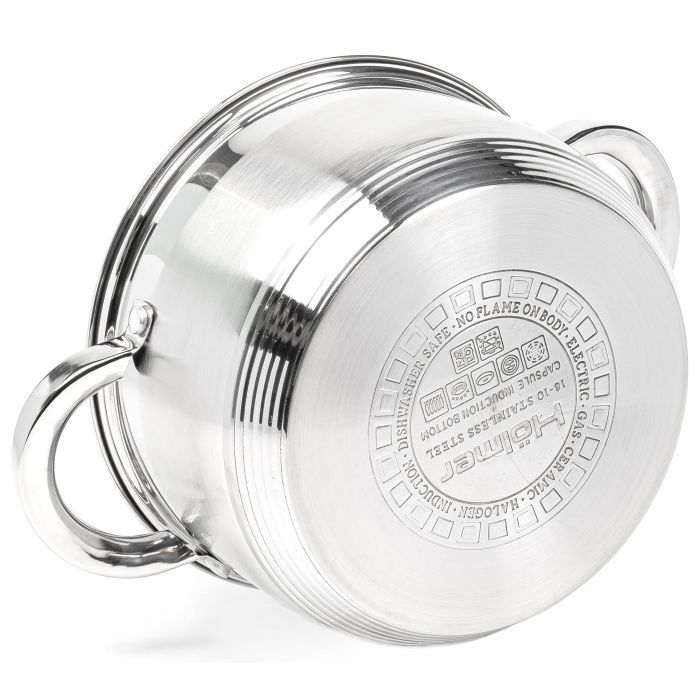 Набор посуды Hölmer з кришками 1,5л/2л/2,7л/5л (CS-1851-SS) изображение 9