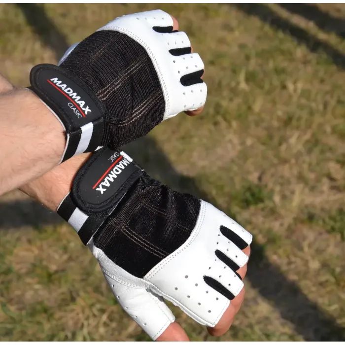Перчатки для фитнеса MadMax MFG-248 Clasic White XL (MFG-248-White_XL) изображение 6