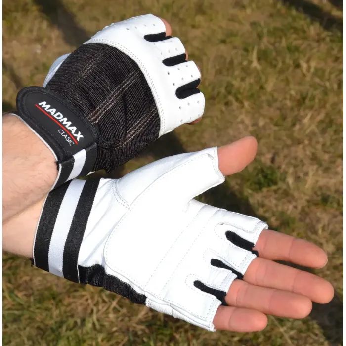 Перчатки для фитнеса MadMax MFG-248 Clasic White XL (MFG-248-White_XL) изображение 7