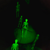 Гирлянда бумажная YES! Fun Хэллоуин "Скелет", 4 шт, 1.4м, светящиеся в темноте (974355) изображение 5