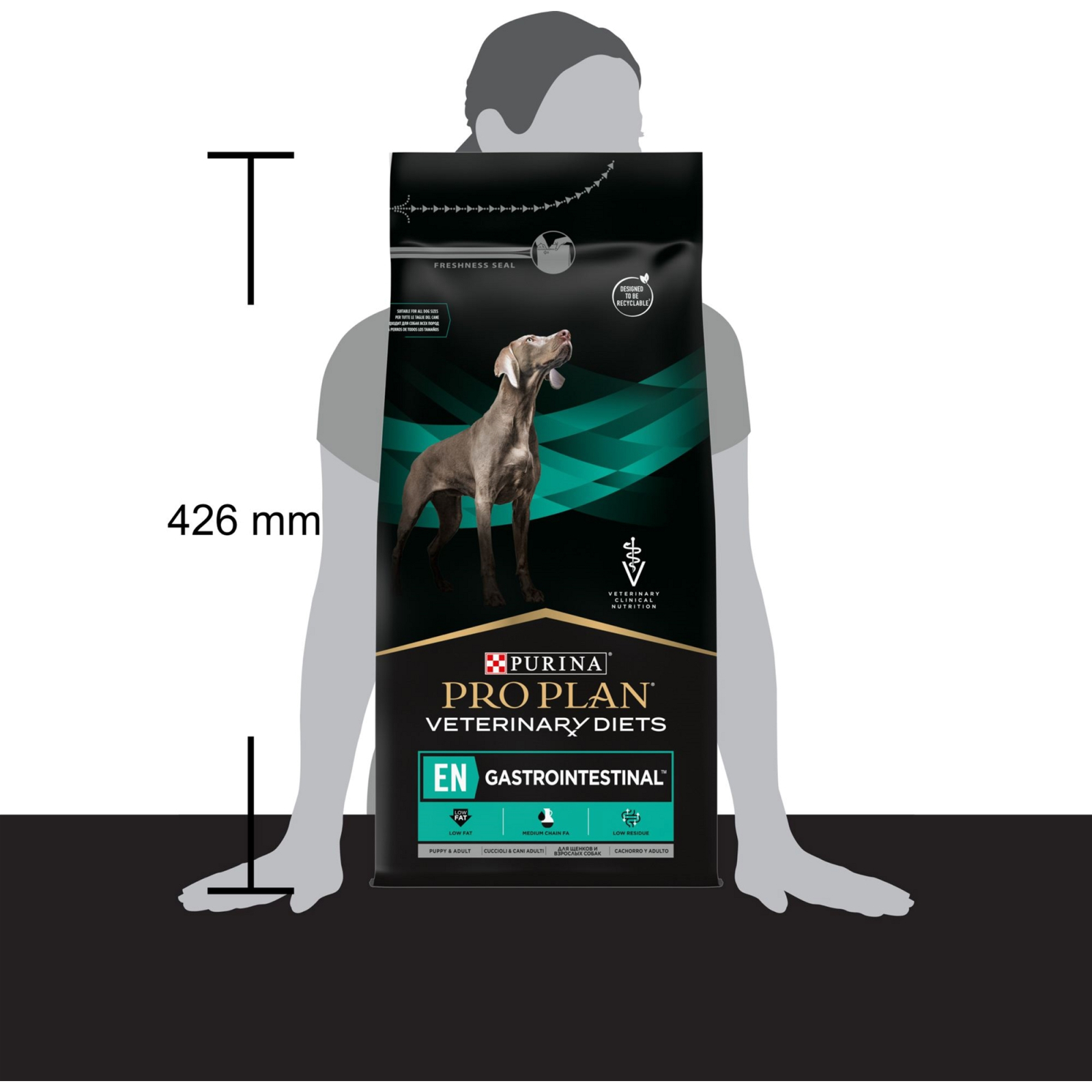Сухой корм для собак Purina Pro Plan Veterinary Diets EN Gastrointestinal 1.5 кг (7613287587800) изображение 4