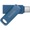 USB флеш накопитель SanDisk 64GB Dual Drive Go Navy Blue USB 3.1 + Type-C (SDDDC3-064G-G46NB) изображение 4
