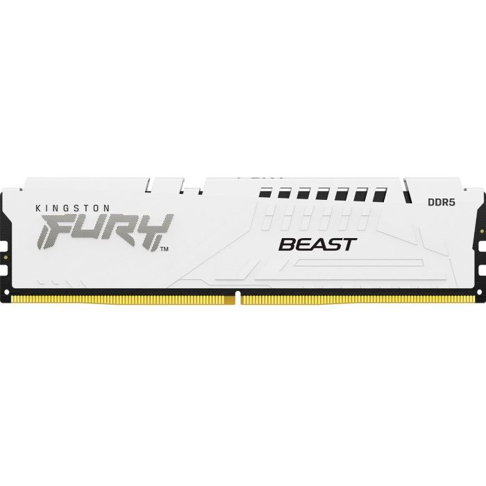 Модуль пам'яті для комп'ютера DDR5 16GB 5600 MHz FURY Beast White Kingston Fury (ex.HyperX) (KF556C36BWE-16)