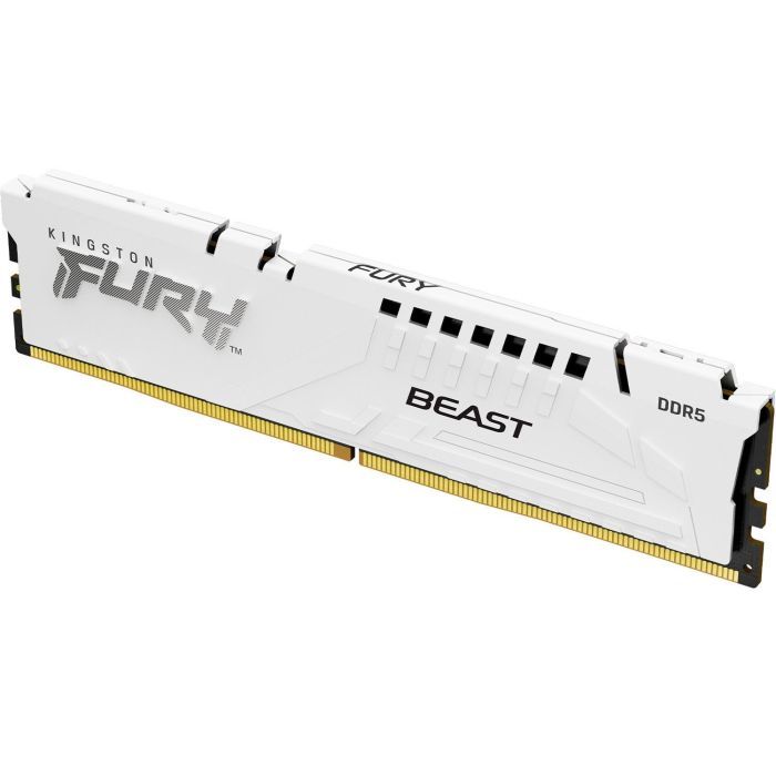 Модуль пам'яті для комп'ютера DDR5 16GB 5600 MHz FURY Beast White Kingston Fury (ex.HyperX) (KF556C36BWE-16) зображення 3