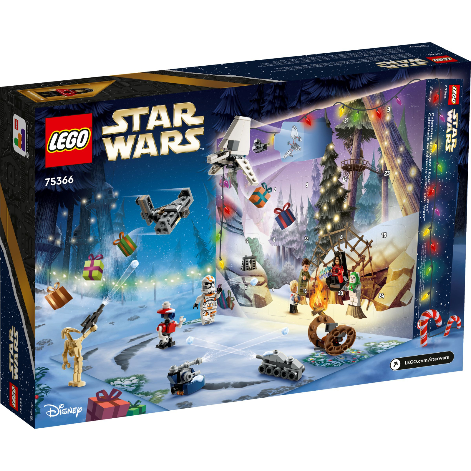 Конструктор LEGO Star Wars Новогодний календарь на 2023 год 320 деталей (75366) изображение 3