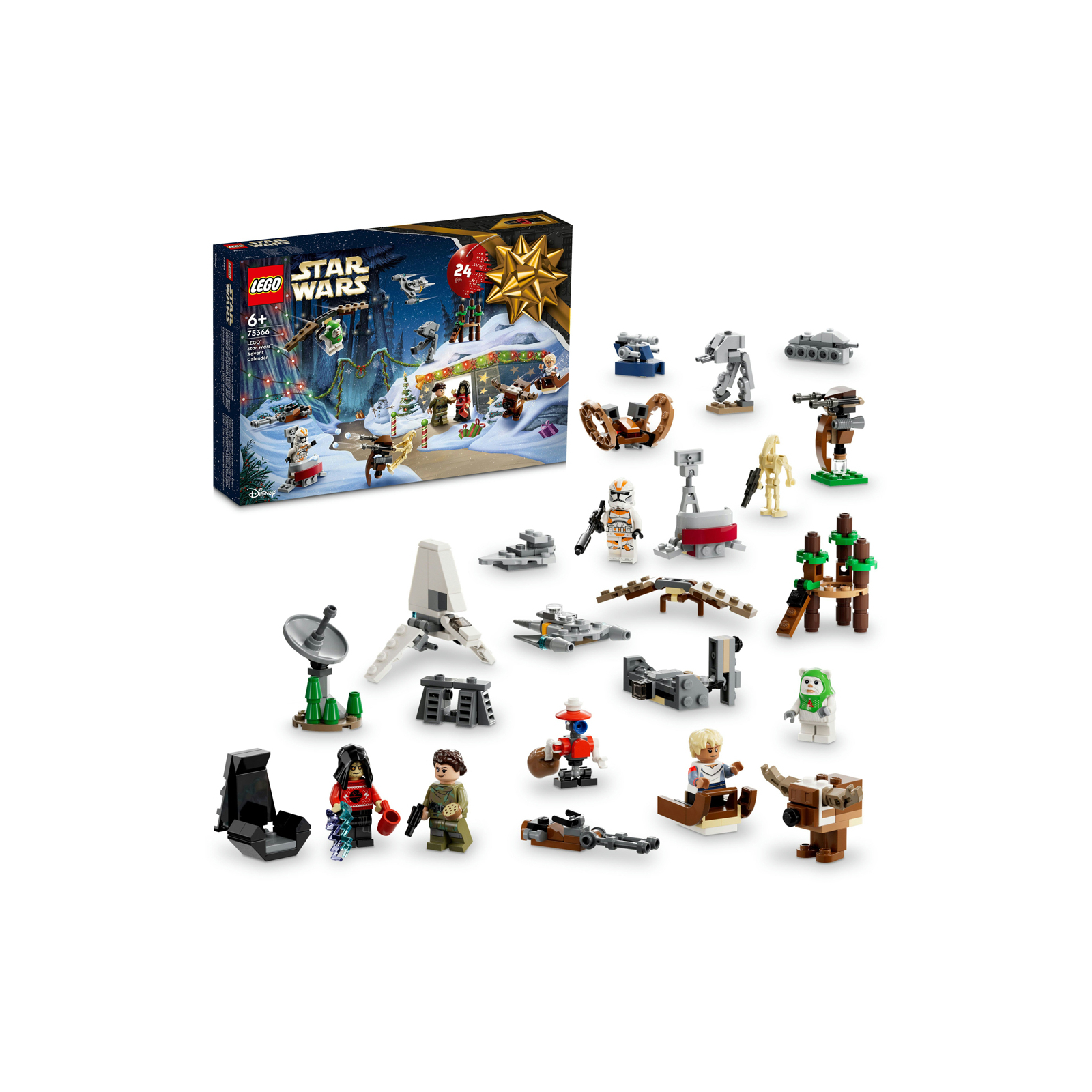 Конструктор LEGO Star Wars Новорічний календар на 2023 рік 320 деталей (75366) зображення 9