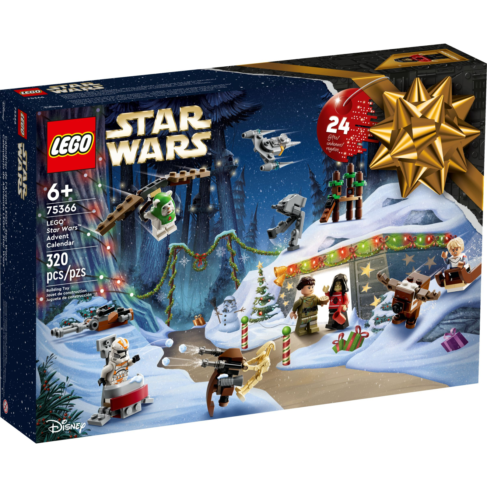 Конструктор LEGO Star Wars Новогодний календарь на 2023 год 320 деталей (75366)