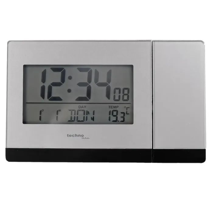 Настільний годинник Technoline WT538 проекційний Silver/Anthracite (DAS301198) зображення 2