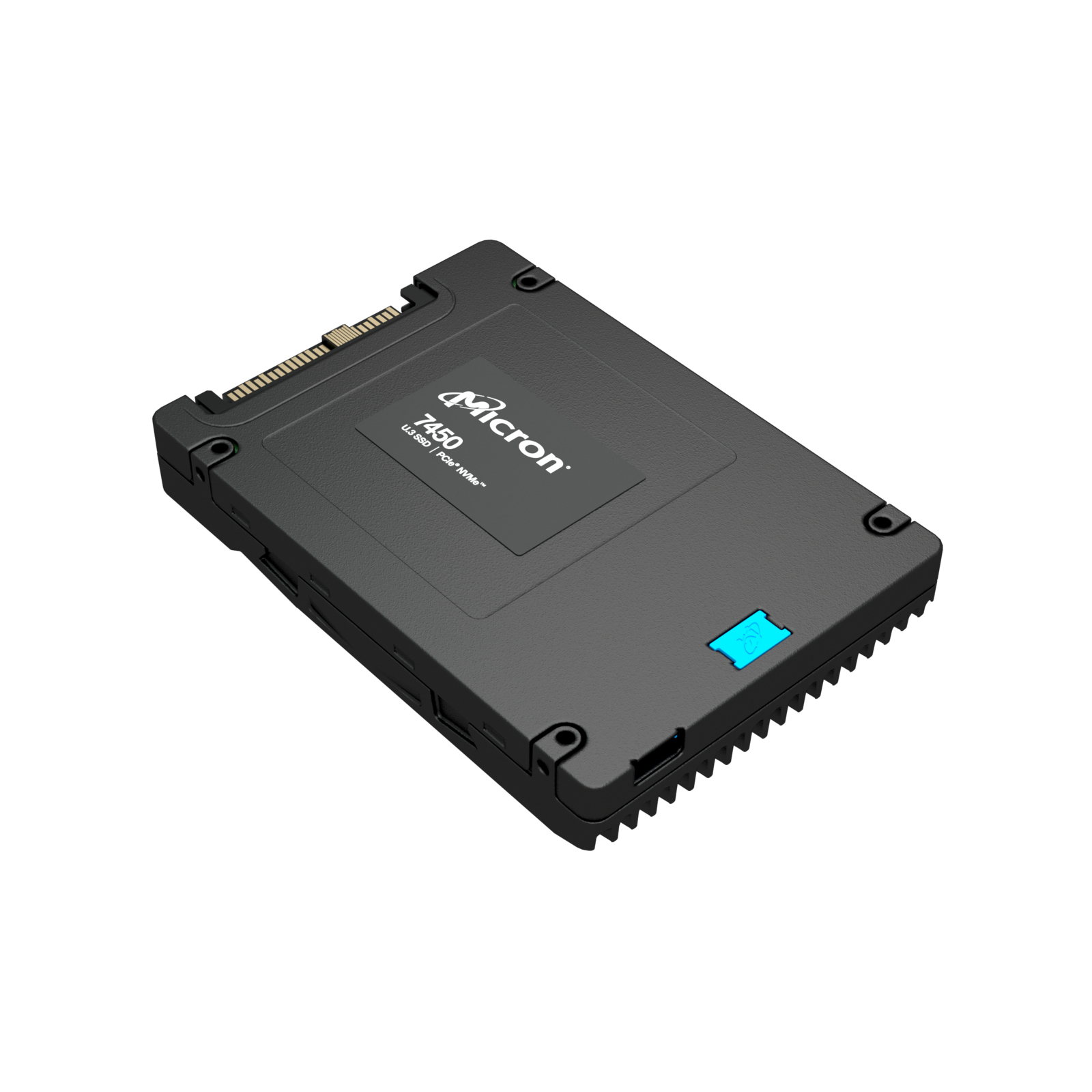 Накопичувач SSD для сервера Micron Micron 7450 PRO 15360GB NVMe U.3 (15mm) Non-SED Enterprise SSD [Single Pack], EAN 649528926265 (MTFDKCC15T3TFR-1BC1ZABYYR) зображення 4