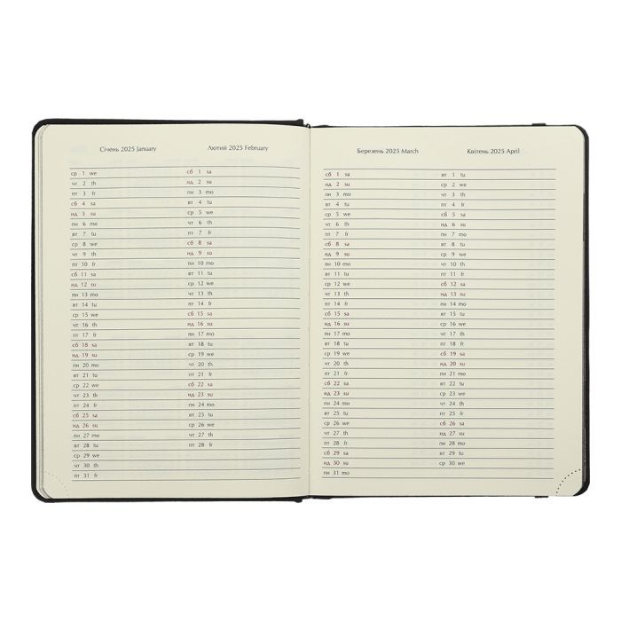 Тижневик Buromax датований 2025 IDEAL, А5 червоний (BM.2175-05) зображення 7