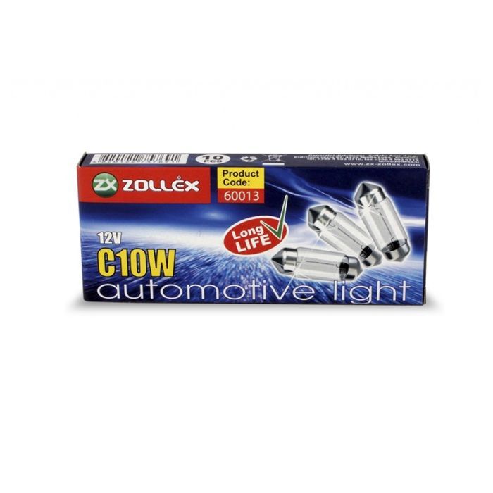 Автолампа Zollex C10W 12V 35mm изображение 2