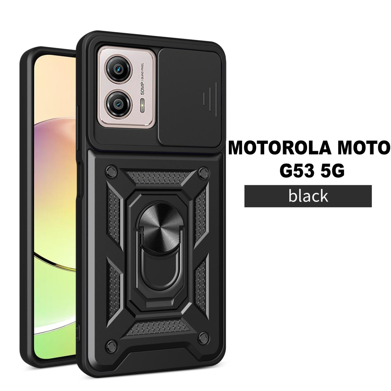 Чехол для мобильного телефона BeCover Military Motorola Moto G53 5G Black (709984) изображение 5