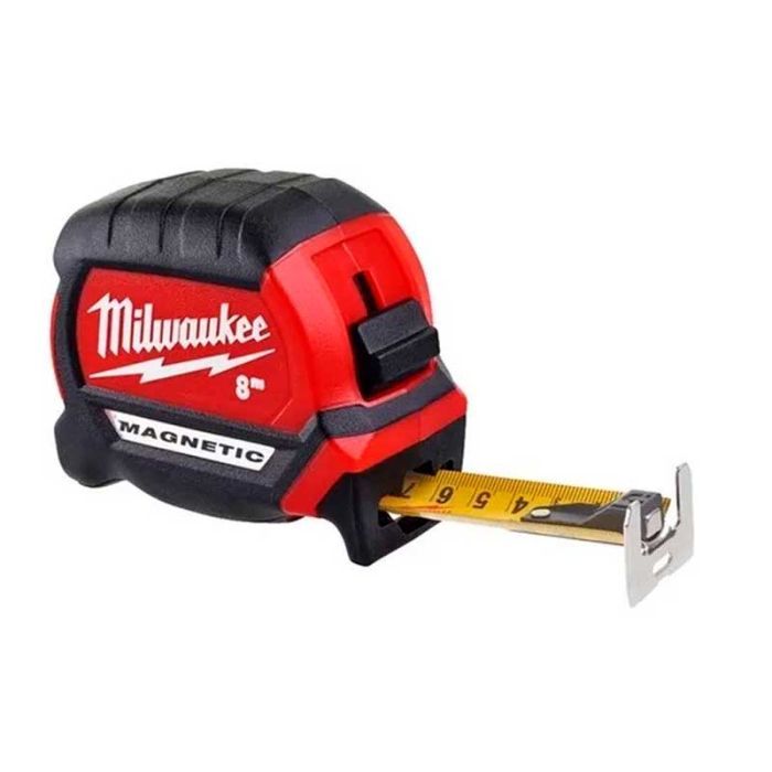 Рулетка Milwaukee магнитная PREMIUM, 10м, 27мм (4932464601) изображение 2