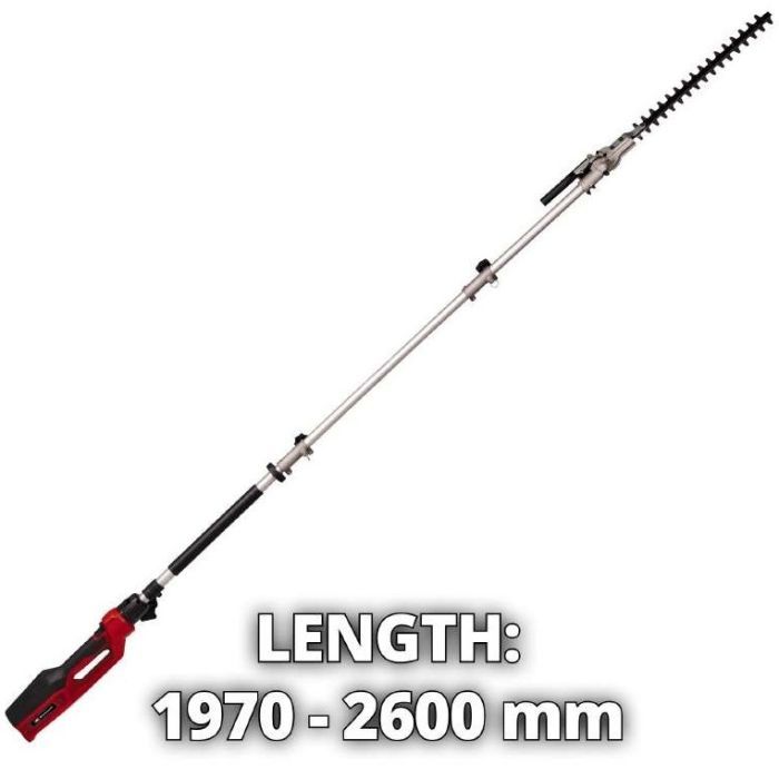 Кущоріз Einhell телескопічний GC-HH 9046, 900Вт, 460мм, крок 20мм, штанга 1.97-2.6м (3403880) зображення 4