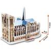Пазл Cubic Fun 3D Собор Парижской Богоматери мини (S3012h) изображение 3