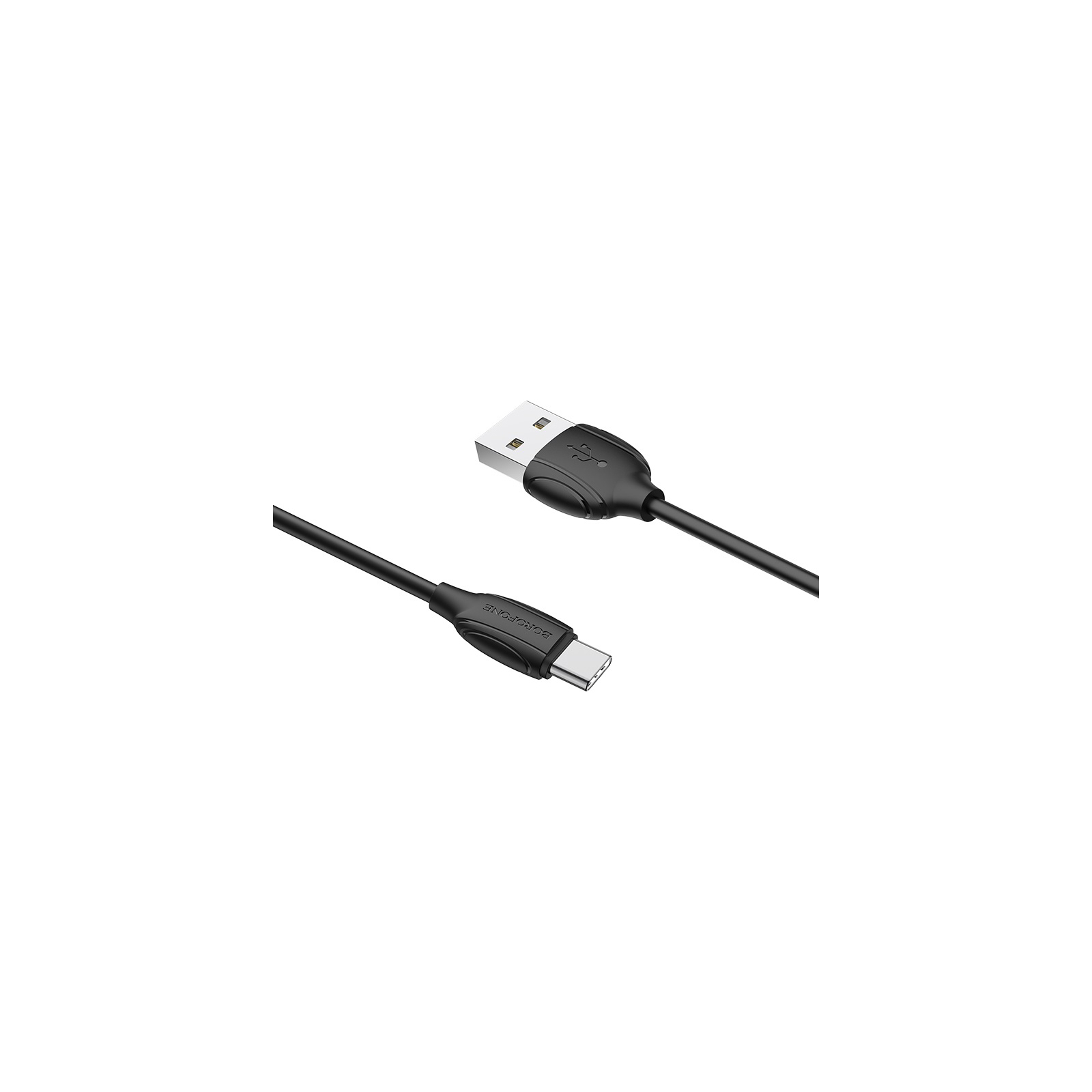 Дата кабель USB 2.0 AM to Type-C 1.0m BX19 Benefit 3A Black BOROFONE (BX19CB) изображение 2
