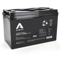 Photos - UPS Battery Azbist Батарея до ДБЖ  12V 100 Ah Super AGM  ASAGM-121000M8 (ASAGM-121000M8)