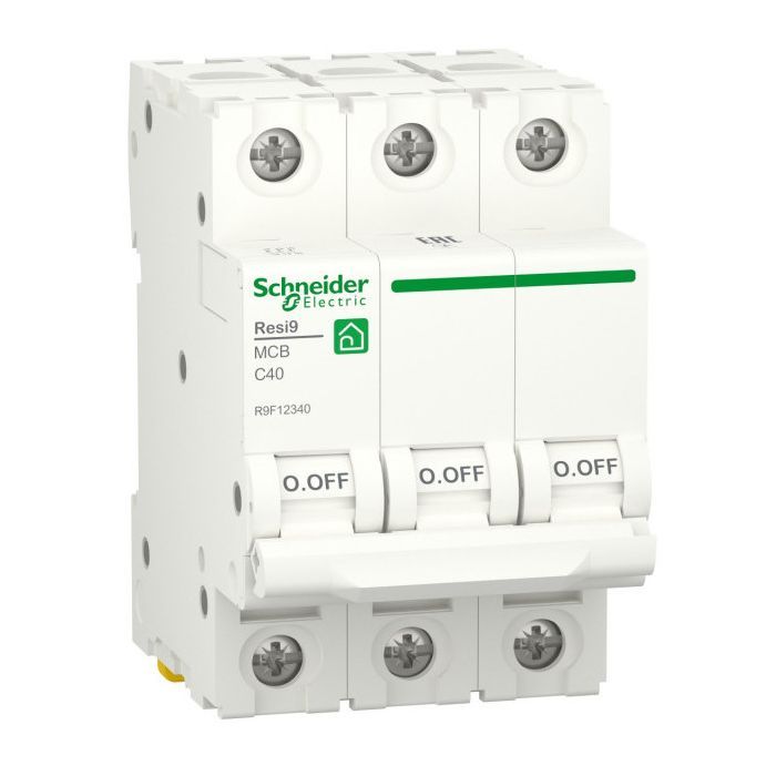 Автоматический выключатель Schneider Electric RESI9 6kA 3P 40A C (R9F12340)