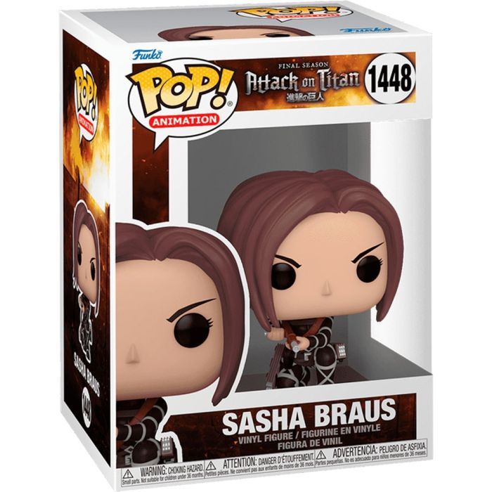 Фигурка для геймеров Funko Pop серии Атака титанов - Саша Браус (67927) изображение 2